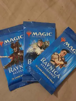Ravnica Allegiance Booster Pack X3 - Brand New, MTG 630509673155 - Image 1