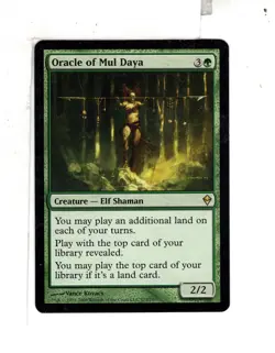 MTG SkeenAB Oracle of Mul Daya from Zendikar. LP. - Image 1