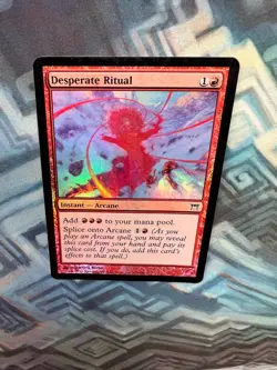MTG Foil Desperate Ritual EX/LP- Champions of Kamigawa - Image 3
