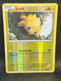 Pokemon Joltik Black & White Reverse Holo 44/114 Played Condition - Image 1