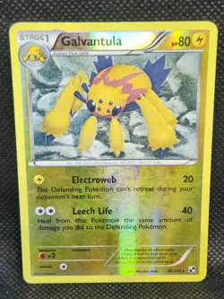Pokemon Galvantula Black & White Reverse Holo 46/114 HP Condition - Image 1