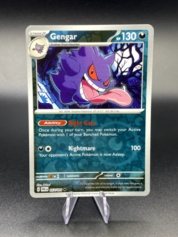 Pokemon TCG - Gengar Reverse Holo Uncommon - Paldean Fates 057/091 - Image 1