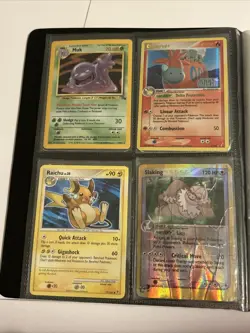 Binder Pokemon Card Collection Lot, Mixed Holos Rares , and Hard To Find Cards!! - Image 4