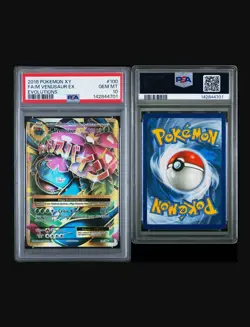 2016 POKEMON XY EVOLUTIONS #100 FULL ART/M VENUSAUR EX PSA 10 New cert - Image 1