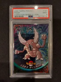 PSA 9 Pinsir Foil Topps Pokemon Animation Series 3 - Image 1