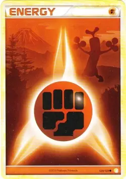 Damaged Fighting Energy - 120/123 - Common Pokemon HeartGold & SoulSilver - Image 1