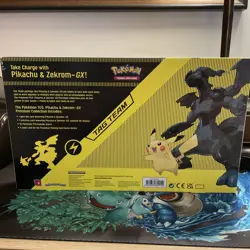 Pokemon Pikachu & Zekrom GX Premium Collection Box SEALED 3x Evolving Skies - Image 4