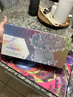 Pokemon TCG Scarlet and Violet Prismatic Evolutions Super Premium Collection New - Image 4