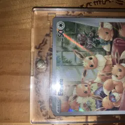 Pokemon TCG Eevee 188/167 Sv06: Twilight Masquerade Holo Illustration Rare - Image 3