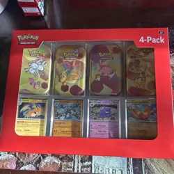 Pokemon TCG Scarlet & Violet—151 Mini Tin 4-Pack - Image 1