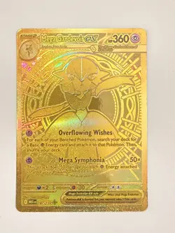 Pokemon TCG - Mega Gardevoir Ex 187/132 Mega Evolution Gold Secret Rare - Image 1