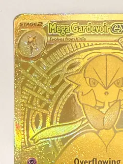 Pokemon TCG - Mega Gardevoir Ex 187/132 Mega Evolution Gold Secret Rare - Image 2