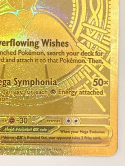 Pokemon TCG - Mega Gardevoir Ex 187/132 Mega Evolution Gold Secret Rare - Image 5