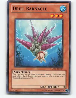 Drill Barnacle #GENF-EN007 Yugioh Card - Image 1