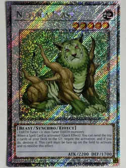 YuGiOh! - Naturia Beast RA03-EN238 Platinum Secret Rare 1st Edition LP - Image 1
