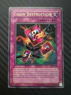 Yugioh Chain Destruction PSV-006 Ultra Rare Original Print MP - Image 1