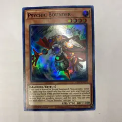 Yugioh TCG - Psychic Bounder LED7-EN032 1st Edition Super Rare NM Near Mint - Image 1