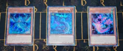 YUGIOH Snake-Eyes Ash Poplar Flamberge Dragon Prismatic Secret Rare MP24 1st Ed - Image 1