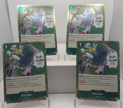 Eleclaw Playset - EB04-019 x4 - The Azure Sea's Seven - One Piece TCG - English - Image 1