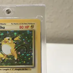 Pokemon TCG Raichu Holo Rare Card Base Set, 14/102 Perfect Condition - Image 3