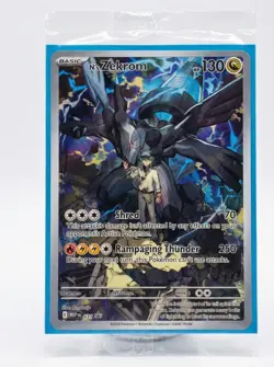 Pokemon TCG Holo Full Art N’s Zekrom Promo Card #31 Sealed - Image 1