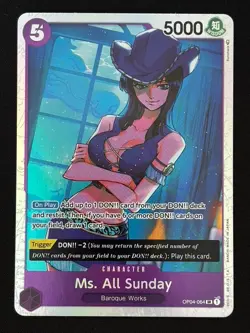 Ms. All Sunday (OP04-064) - Kingdoms of Intrigue (OP04) - One Piece Card Game - Image 1