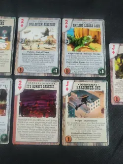 Deadlands Doomtown Boot Hill CCG Card Game Card Lot Mixed Cards Diamond's Rare * - Image 3