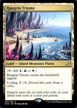 Mint/Near-Mint, English - 1 x MTG Raugrin Triome - Foil - Promo Pack MTG / Promo - Image 1