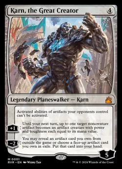 Mint/Near-Mint, English - 1 x MTG Karn, the Great Creator Ravnica Remastered - Image 1