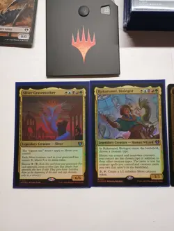 MTG: Sliver Swarm Commander Deck - CMM Sleeved With Deck Box Opened - Image 1