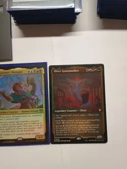 MTG: Sliver Swarm Commander Deck - CMM Sleeved With Deck Box Opened - Image 2