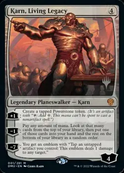 Mint/Near-Mint, English - 1 x MTG Karn, Living Legacy - Promo Pack MTG / Promo P - Image 1