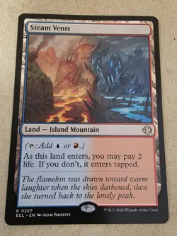 Steam Vents - Lorwyn Eclipsed Regular - Mtg - Image 1