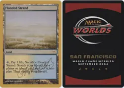 Flooded Strand - Gabriel Nassif - 2004 ~ Near Mint World Championship Z4 MTG Mag - Image 1