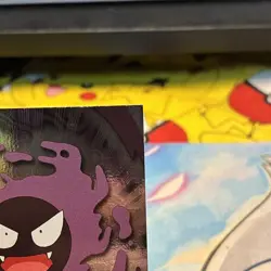 2000 Topps Pokemon TV Animation Series 2 #92 Gastly holo Foil Blue Logo - Image 3