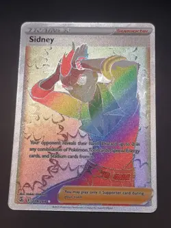 Sidney 279/264 NM/LP. Secret Rare Pokemon TCG - Fusion Strike - Image 1