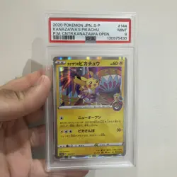 Kanazawa's Pikachu 144/S-P Japan Pokemon Center Opening Promo 2020 Psa 9 - Image 1