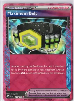 Maximum Belt 154/162 TEF Temporal Forces ACESPEC Pokemon Card NM - Image 1