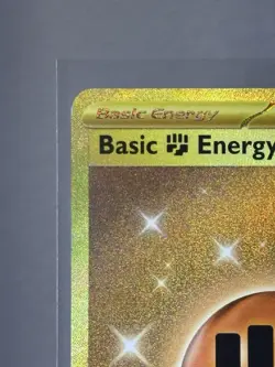 Pokemon TCG Basic Fighting Energy Scarlet Violet Holo Hyper Rare Card 258/198 - Image 2