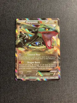 Rayquaza EX - 85/124 - Pokemon Dragons Exalted Black & White Ultra Rare - Image 1