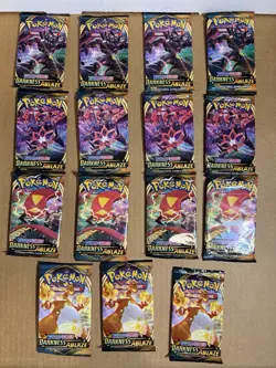 Pokemon TCG Sword & Shield Darkness Ablaze Booster Pack Lot Of 15 820650807138 - Image 1