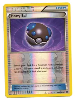 Pokemon Card: Heavy Ball REVERSE HOLO 140/162 XY Breakthrough Set! NM - Image 1