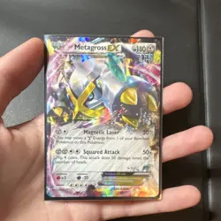 Pokemon Metagross EX Promo Holo XY XY34 180 HP Magnetic Laser Squared Attack - Image 2