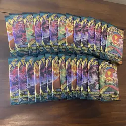 Pokemon TCG SWSH Darkness Ablaze Booster Pack (Lot of 28) Brand New, Sealed - Image 1