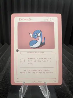 Droogi (Dragonair) 2/38 - 1st Edition Pokederp Second Print Fan Art - Pokemon - Image 1