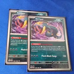 x2 Seviper 062/094 - ME02 Phantasmal Flames PFL - Pokemon - NM/M English - Image 1