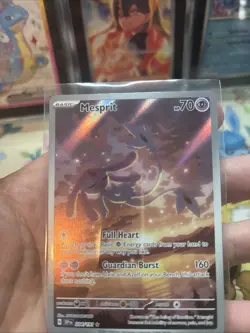 Pokemon Mesprit 204/191 Surging Sparks Illustration Rare Near Mint NM - Image 3