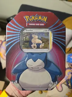 Pokemon Snorlax Tin 2021 Factory Sealed POKEMON NEW SEALED - Image 1