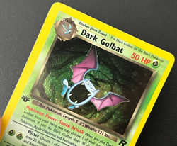 1st Edition Dark Golbat Holo Rare Pokemon TCG 2000 Team Rocket 7/82 - Image 5