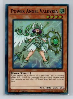 Power Angel Valkyria 1st Edition #SR05-EN003 12645 - Image 1